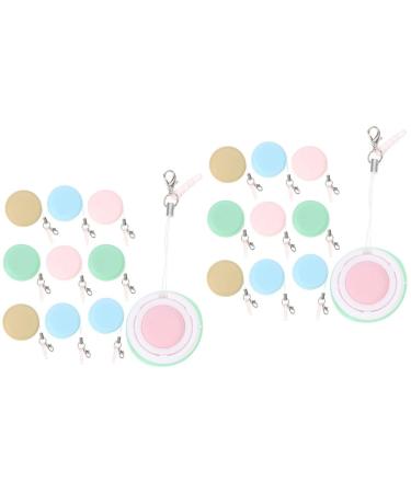 STOBOK 20pcs Macaron Phone Screen Cleaner Macaron Mobile Phone Screen Wipe Cute Mobile Phone Pendant Macaron Screen Cleaner Christmas