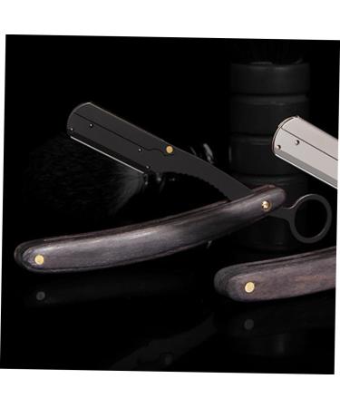 Frcolor Razor Hairdresser & Beard Cutter - Rustproof Steel Straight Blade Pumice Stone for Fingernails - Folds for Easy Use - International Shipping Available - Buy Online on GoSupps.com