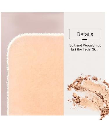 2pcs Powder Puffs for Pressed Loose Powder Puff Portable Soft Cosmetic Makeup Beauty Tool - Buy Online on GoSupps.com