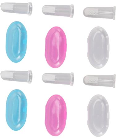 Baby Finger Toothbrush Set - Safe Silicone Infant Toothbrush for Early Oral Hygiene Training - Buy Online on GoSupps.com