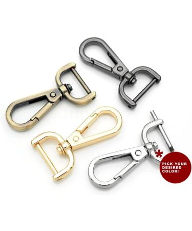 CRAFTMEMORE 2pcs Detachable Snap Hook Swivel Clasp w/Screw Bar VT493 - 1 Inch Gold | Bag Strap Hardware Replacement - Buy Online on GoSupps.com