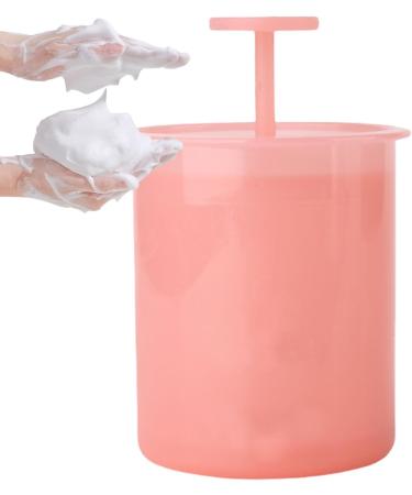 Obesntln Soap Foam Cleaning Foamer - Portable Facial Cleanser Foam Bottle | Ergonomic Facial Cleansing Device Skin Care Cleaning Foam Maker for Travel Household Pink - Buy Online on GoSupps.com