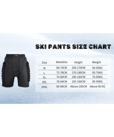 Shop Tentock Protective Pants - Padded Protector Shorts for Skiing Skating & Cycling - Drop Resistance & EVA Pad - 3XL Black - Buy Online on GoSupps.com