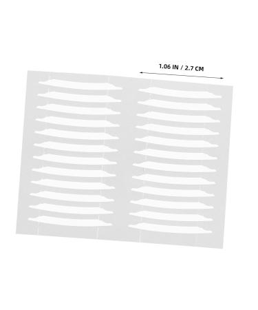 NOLITOY 60 Sheets Sides Stickers Invisible Double-Side Practical Double Eyelid Patches Transparent White - Buy Online on GoSupps.com