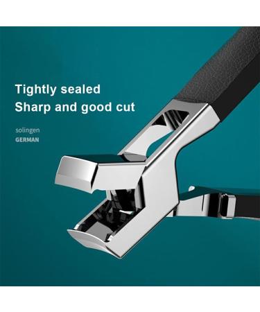 AUklOPVZZ Conveniently Trim Nails with Splashproof Toenail Clippers Stainless Steel Nail Clippers Splashproof Nail Clippers Black - Buy Online on GoSupps.com