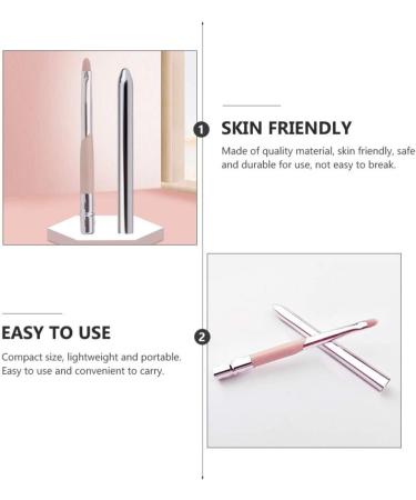 Lip Brush Cosmetic Makeup Lipstick Brush Applicator with Dust- proof Cover - Buy Online on GoSupps.com