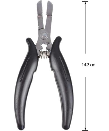 Hair Extension Pliers for Removing Micro Rings and Fusion Glue Bond Remove (Black Thread Shape) - Buy Online on GoSupps.com