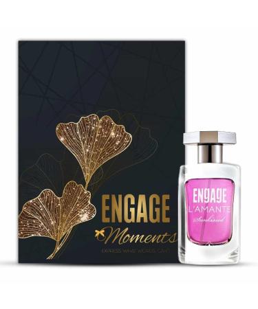 Engage Moments Luxury Perfume Gift Box for Women 100ml L'amante Sunkissed EDT Fragrance Scent Ideal Birthday Gift
