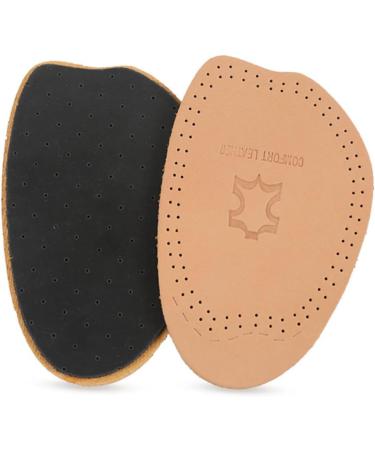 Forefoot Cushion Half Shoe Pads | Non-Slip Leather Insoles for Men & Women - Comfort & Support - Buy Online on GoSupps.com