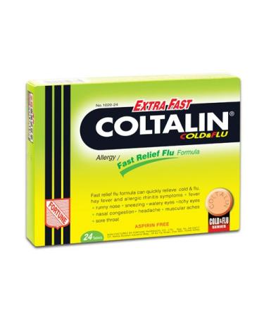 Fortune Cold & Flu Series Extra Fast COLTALIN Cold & FLU Tablet 24 Tablets