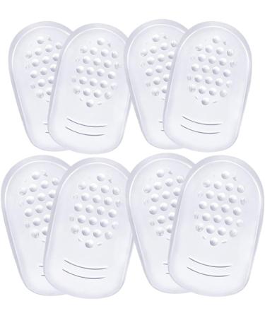 FRCOLOR 8 Pairs Self-Adhesive Gel Heel Pads - Comfortable Non-Skid Silicone Inserts for Women s High Heels - Buy Online on GoSupps.com
