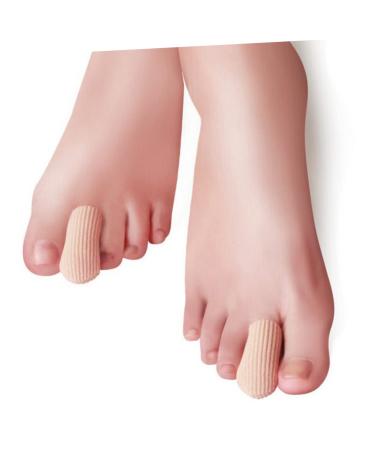 HAPINARY Pair Gel Cushion for Sitting Silicone Gel Toe Guards for Cushions Splitter Silicone Toe Caps Toe Straighter Toe Separator for Bunion Gel Bunion Corrector Eversion Finger Cots Tool