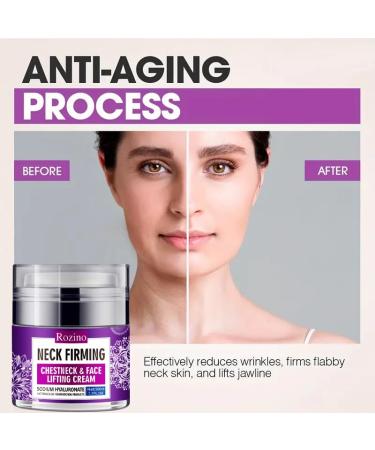 Collagen Face & Neck Firming Cream - Best Neck Tightening & Lifting Moisturizer for Sagging Skin | Day & Night Recovery - Buy Online on GoSupps.com