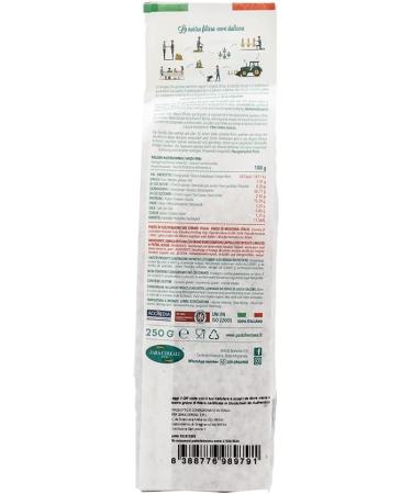 FRENTANA SRL FRENTANA Whole wheat pasta penne rigate from hard Cappelli wheat drawn bronze and slowly dried Italian pasta traditionally made package of 24 x 250gr - Buy Online on GoSupps.com