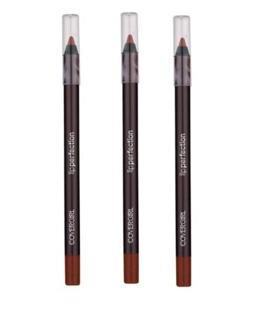 CoverGirl Lip Perfection Lipliner Smoky Intense 205 - Pack of 3 | Long-lasting Lip Liner Set - Buy Online on GoSupps.com