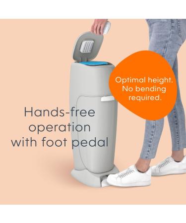 Diaper Genie Complete Diaper Pail Gift Set Grey - AMAZON EXCLUSIVE - comes with 3 Diaper Pail Refills - Buy Online on GoSupps.com