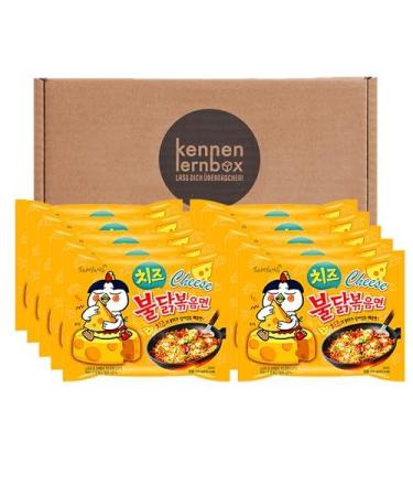 Kennenlernbox Kennenlernbox SAMYANG Pack of 10 sachets of 5 packs of 5 Buldak cheese