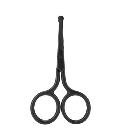 Nose Hair Scissors Rounded Tip Moustache Beard Facial Eyebrow Scissor Trimmer Nose Ear Facial Scissors Facial Eyebrow Grooming Scissor Trimmer For Men