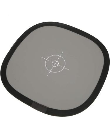 Foldable 18% Gray Card & White Balance Disc | Dual-Sided 30cm Photography Exposure Card - Buy Online on GoSupps.com