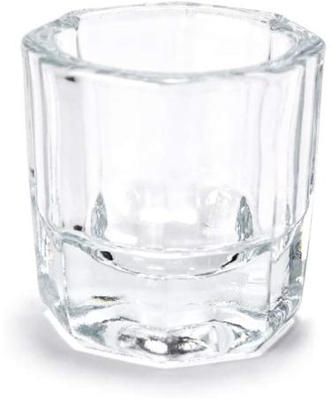 Shop Alexnailart Glass Crystal Dappen Dish with Metal Lid - Premium Nail Art Tool for Acrylic Powder - Buy Online on GoSupps.com