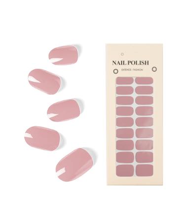 NAILDOKI Nail Stickers 22 Pieces Full Wraps Nail Polish Strips Self-Adhesive Gel Nail Art Decals for Women Girls B4-22