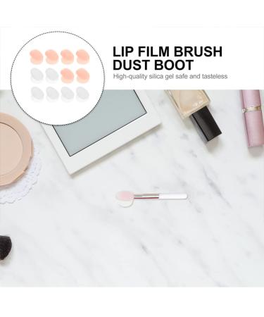 FRCOLOR 12pcs Lip Brush Covers - Makeup Brush Caps for Travel Assorted Colors & Anti-Lost Design Perfect for Lip Masks - Buy Online on GoSupps.com