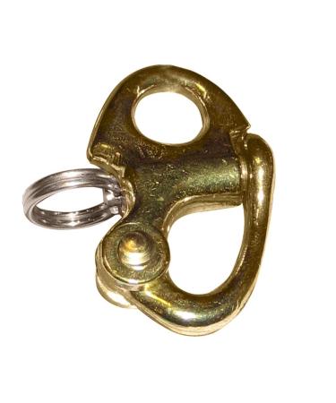 Ronstan Brass Snap Shackle - Fixed Bail - 41.5mm(1-5/8) Length