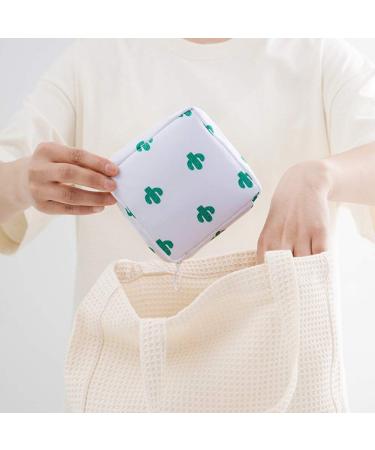 Portable Menstrual Pad Storage Bag - Zippered Sanitary Napkin Organizer for Women & Girls - Buy Online on GoSupps.com