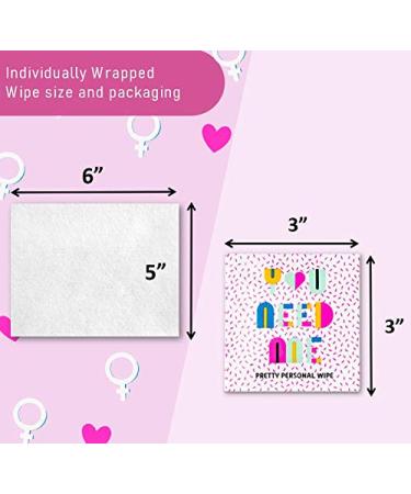LA Fresh Feminine Hygiene Flushable Wipes with Aloe, Chamomile, Cucumber, Vitamin E - Paraben-free, 50ct Individually Wrapped Portable Wipes, Light Floral Scent - Ideal for Travel and On-The-Go - Buy Online on GoSupps.com