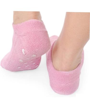FOMIYES 2 Pairs Spa Soften Socks Salon Moisturizing Socks Silicone Forefoot Cushioning Socks Foot Care Booties Women Socks Lotion Sock Ladies Socks Moisture Socks Miss Heel Repair Socks - Buy Online on GoSupps.com