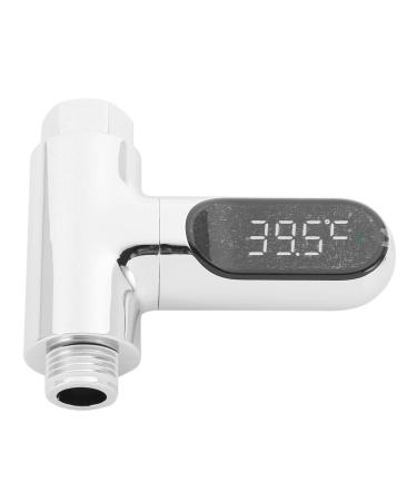 pizarra LED Display Home Water Shower Thermometer Flow -Generating Electricity Water Temperature Meter Monitor for