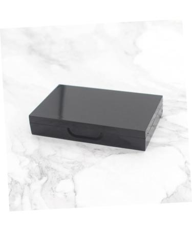 FOMIYES 4pcs Box Makeup Eyeshadow Highlighters Cosmetic Empty Eyeshadow Palette Matchbox Mini Blush Powder 4.5X7.2CM Black 2 - Buy Online on GoSupps.com
