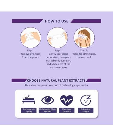 12 Pcs Disposable Steam Eye Mask for Dry Eyes - Relief for Dark Circles, Puffiness, and Eye Fatigue (Lutein) - Buy Online on GoSupps.com