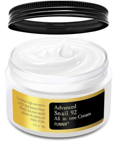 Snail Mucin Power Gel Cream - 92% Moisturizing Marvel for Dry Sensitive Skin | Cruelty-Free Paraben-Free Sulfate-Free Acne Prone Korean Skin Care (Pack of 1)