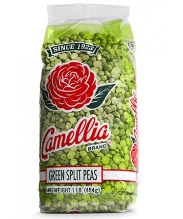 Camellia Brand Dried Green Split Peas 1lb (6 Pack) - Premium Quality Split Peas - Buy Online on GoSupps.com