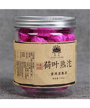 China Puer Tee Lotus Puerh Small Near Lotosblatt Pu er mature tea 100g (0.22lb) Pu'er tea black tea chinese tea pu er tea puerh tea pu-erh tea cooked tea red tea