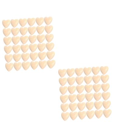 Toyandona 100 pth log color peachherz unfinished heart wood pearls mini wooden hearts pearls for bracelets wooden hearts for tinkering unfinished heart pearls made of wood decorations child wood