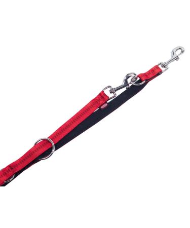 Nobby Leash Soft Grip red L: 200 cm W: 20 mm 1 piece red-black width 20 mm