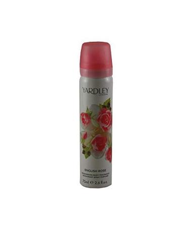 Yardley of London Refreshing Body Spray for Women English Rose 2.6 Ounce