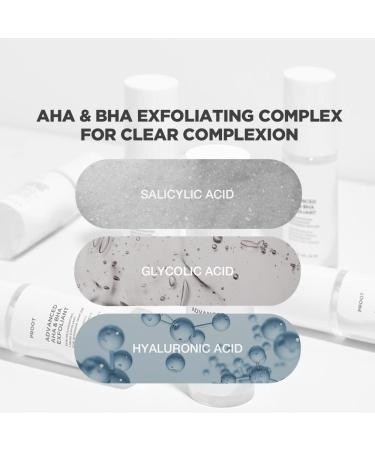 AHA BHA Exfoliant for Face - Peeling Solution with Salicylic Acid Glycolic Acid & Hyaluronic Acid | Natural Skin Rejuvenator | All Skin Types | 1.69 fl oz - Buy Online on GoSupps.com