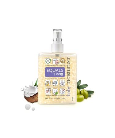 EQUALS_TWO Baby Moisturizer | All Day Hydration | 100% Natural | Nourishes Skin 200 ml