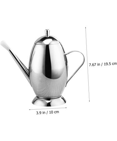 Zerodeko Multi-function Soy Sauce Dispenser Soy Sauce Dispenser 2pcs Household Stainless Steel Soy Sauce Bottle Stainless Steel Oil Dispenser Oil Dispensers 19.5X10CMx2pcs Silverx2pcs - Buy Online on GoSupps.com