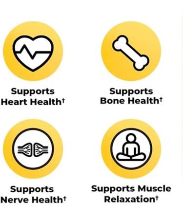 Extra Strength Magnesium 400mg | Bone Nerve & Muscle Support | 180 Softgels 6 Month Supply | Gluten Free | High Potency Relaxation & Wellness Supplement | Nature Inspired Formula - Buy Online on GoSupps.com