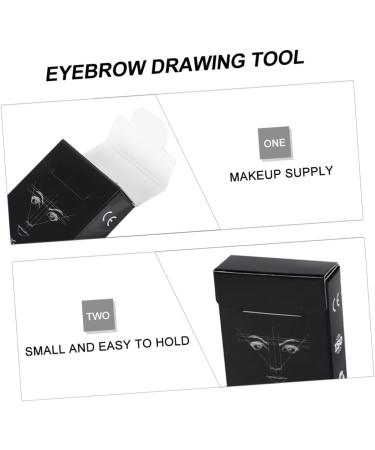 DRESSOOS Brow Mapping Wire Ruler 1box Manual Eyebrow Ink Embroidered Drawing Ruler Makeup Practical Mapping Salon Rulers 1 count (Pack of 1) Black - Buy Online on GoSupps.com