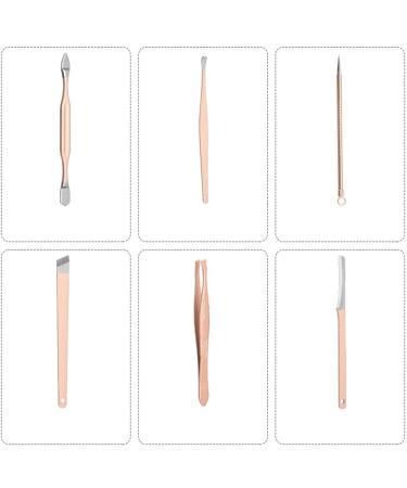 Nail Clippers Set Stainless Steel Nail Clippers 18 in 1 Set Nails Set Manicure Tool Set Rose Gold Suitable for Family Outdoor Travel Best Gift Pink - Buy Online on GoSupps.com