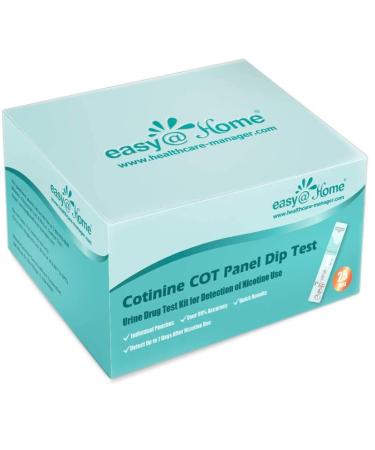 Easy@Home 25 Pack Nicotine Urine Test Strips Kit, Sensitive Rapid Testing Detection 200 ng/mL #ECOT-114
