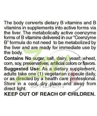 Complete B-Complex 50 - Full-Spectrum B Vitamin Supplement with Folic Acid Biotin Coenzyme B Complex- for Immune & Cardio Health Energy Metabolism 50 VCaps - Buy Online on GoSupps.com