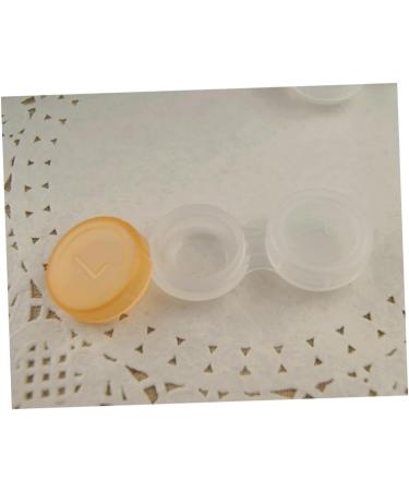 Lurrose 10-Pack Contact Lens Container Kit | Clear Holders with Mirror Stand & Makeup Remover | Travel Essentials for Lens Care - Buy Online on GoSupps.com