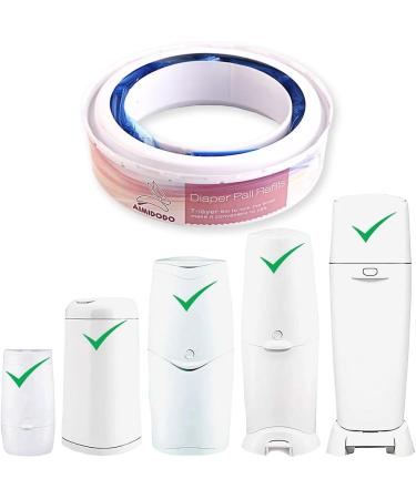 8-Pack Diaper Pail Refills Compatible with Genie and Munchkin Diaper Pails Refills - Buy Online on GoSupps.com