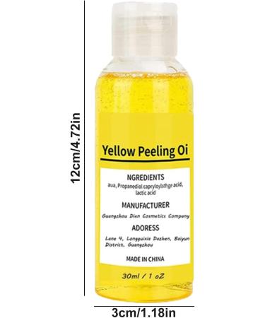 30mL Body Scrub Oil - Yellow Peeling Oil Extra Strong | Super Powerful Dark Skin Brightening Yellow Oil Strong Yellow Coat Suitable For All Skin Types - Buy Online on GoSupps.com